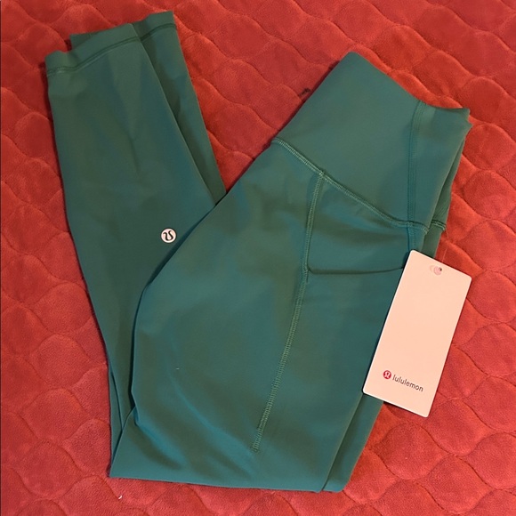 lululemon athletica Pants - lululemon athletica Teal Leggings NWT size 6